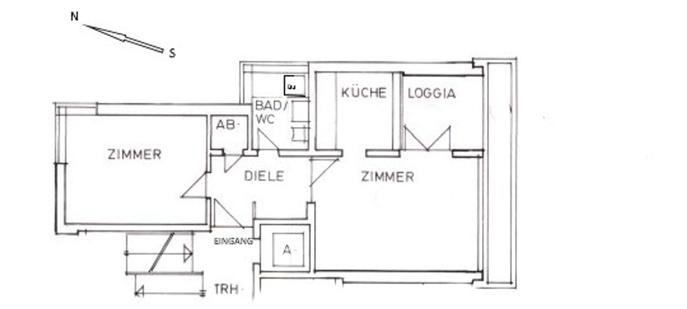 Solide Kapitalanlage: Ansprechende 2-Zimmer-ETW mit Loggia und Garage im oberen Ostviertel