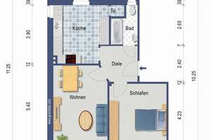 Pempelfort/Scharnhorststraße — 59 m², 2 Zimmer, Balkon – Scharnhorststraße 16, 40477 Pempelfort, Düsseldorf – Vorschaubild 9