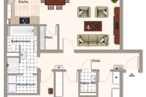 Viel Platz, viel Licht, viel Lebensqualität – Bezugsfreie 4-Zimmerwohnung mit Balkon in Aachen West! – Vaalser Straße 89, 52074 Westpark, Aachen – Vorschaubild 13