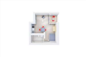 Neubau | Moderne 1 Zimmer-Wohnung – *Erstbezug ab 01.09.2026* - WE 6 – Berliner Str. 43, 38104 Wabe-Schunter-Beberbach, Braunschweig – Vorschaubild 5