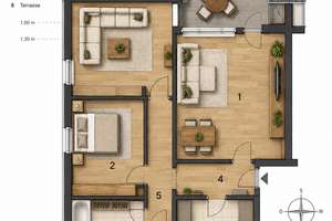 Großzügig geschnittene DG-Wohnung mit Dachterrasse & PKW-Stellplatz – Die vollständige Adresse der Immobilie erhältst du vom Anbieter., 40625 Gerresheim, Düsseldorf – Vorschaubild 33