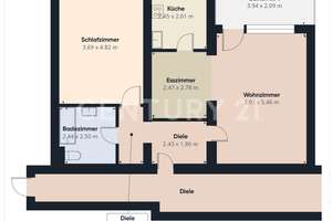 Attraktive 2 ZKB- OG Wohnung mit Balkon in begehrter Wohnlage von SB - Scheidterberg – Die vollständige Adresse der Immobilie erhältst du vom Anbieter., 66133 Scheidt, Saarbrücken – Vorschaubild 18