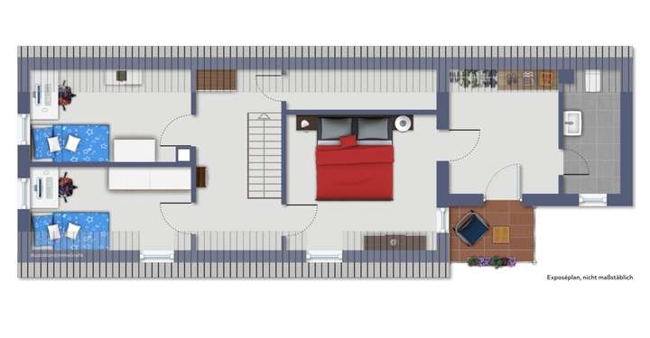 Obergeschoss Vorderhaus