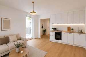 Erstbezug modernes Studio in Greifswald: Kompakter Wohnraum mit Balkon Kfw 40 Plus