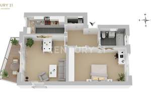 Gepflegte 2-Zimmer-Wohnung mit herrlichem Blick ins Grüne in toller Lage von Stuttgart-Gablenberg – Die vollständige Adresse der Immobilie erhältst du vom Anbieter., 70186 Gablenberg, Stuttgart – Vorschaubild 27