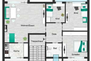 VIER LOGGIEN - Sonne von früh bis spät! Ca. 96 m² 4- Zimmer-Dachgeschosswohnung in HA-Boelerheide – Die vollständige Adresse der Immobilie erhältst du vom Anbieter., 58099 Boele, Hagen – Vorschaubild 27