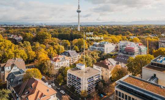 Topadresse am Luisenpark - Komfortable Stadtwohnung mit Lift, Südloggia und TG!