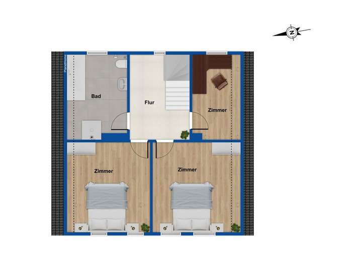 Grundriss Dachgeschoss