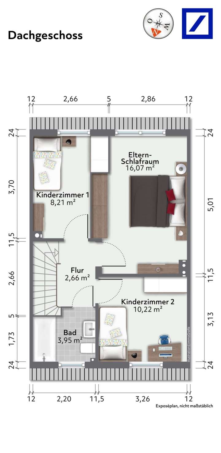 Grundriss Dachgeschoss