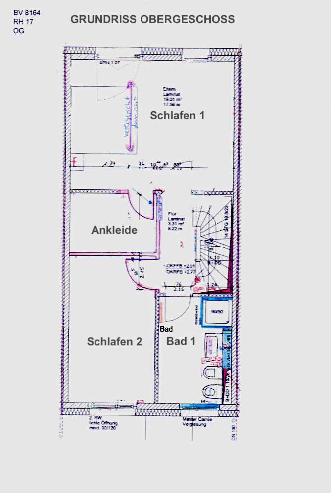 Grundriss Obergeschoss