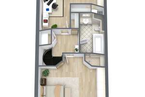 Stilvolle Penthouse-Maisonette mit privater Dachterrasse und Haus-im-Haus-Charakter – Die vollständige Adresse der Immobilie erhältst du vom Anbieter., 47799 Cracau, Krefeld – Vorschaubild 23