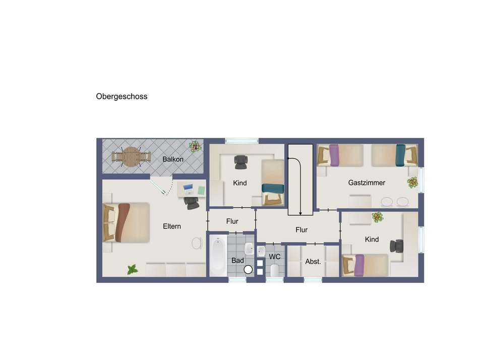 Grundriss Obergeschoss