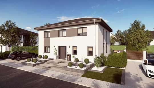 Bild von Butzbach-OT, Bezugsfertige Stadtvilla, Effizienzhaus 40 in massiver Bauweise