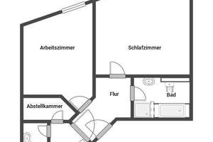 Über den Dächern von Feudenheim – charaktervolle Maisonette mit Dachstudio, Balkon und Homeoffice – Die vollständige Adresse der Immobilie erhältst du vom Anbieter., 68259 Feudenheim, Mannheim – Vorschaubild 16