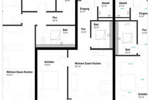 Moderne 2-Zimmer Neubauwohnung mit Loggia - Neubau - 2.4.3 – Die vollständige Adresse der Immobilie erhältst du vom Anbieter., 89231 Neu-Ulm – Vorschaubild 3