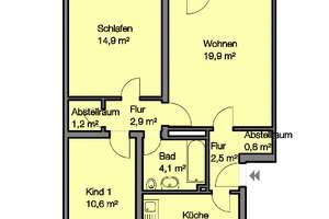 Sanierte 3 Zimmer Wohnung in ruhiger Lage ab sofort! – Ratiborstr. 24, 90473 Langwasser Südost, Nürnberg – Vorschaubild 9