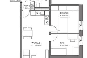 Bitte Infotext beachten! Zentrale 3-Zimmer Wohnung mit EOF-Stufe II in Nürnberg zu vermieten! – Eberhardshof 5, 90431 Eberhardshof, Nürnberg – Vorschaubild 2