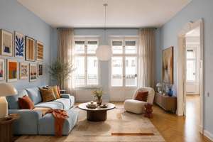 Altbau mit Balkon: Großzügig wohnen im Westfälischen Viertel – Krefelder Straße 17, 10555 Moabit, Berlin – Vorschaubild 2