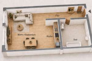 Teilsaniertes 1-Zimmer Raumwunder mitten im Glockenbachviertel! – Die vollständige Adresse der Immobilie erhältst du vom Anbieter., 80469 Glockenbach, München – Vorschaubild 12