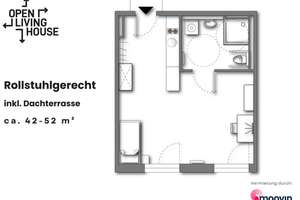 **STUDENTS ONLY** Rollstuhlgerechtes Apartment MÖBLIERT mit TERRASSE im Open Living House Siegen ... – Am Lohgraben 30, 57074 Siegen, Siegen – Vorschaubild 11