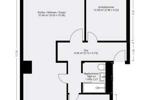 provisionsfrei: helle 3-Zimmer-Wohnung in ruhiger Lage und geringem Hausgeld – 40629 Knittkuhl, Düsseldorf – Vorschaubild 18