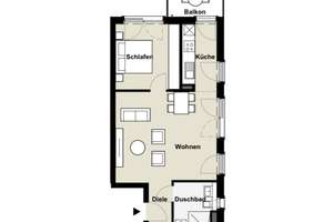 Möblierter Neubau mit hochwertiger Ausstattung in Düsseldorf (inkl. Balkon, Keller und Parkplatz) – Die vollständige Adresse der Immobilie erhältst du vom Anbieter., 40549 Heerdt, Düsseldorf – Vorschaubild 13