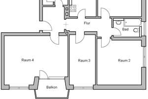 Schön geschnittene 4 Zimmer-Wohnung mit Loggia – Gebbertstr. 144, 91058 Sebaldus, Erlangen – Vorschaubild 13