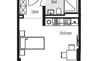 * Universitäten und Hochschulen fußläufig erreichbar*  1-Zimmer-Neubauwohnung *Vollmöbliert* – Steinbühler Straße 4-6, 90443 Gostenhof, Nürnberg – Vorschaubild 20