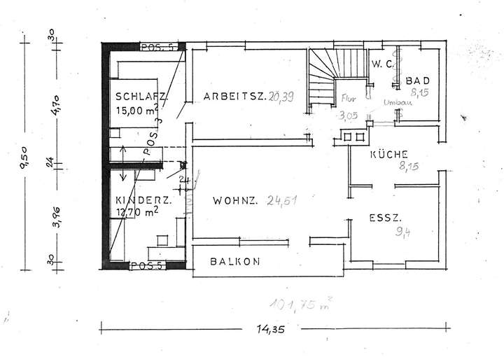 Grundriss Dachgeschoss