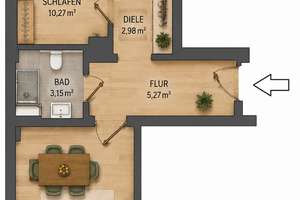 ***Kleine Kapitalanlage, 2 Zimmer, 2.OG, beliebete und zentrale Lage*** – Bürgerstraße 12, 1127 Pieschen-Süd, Dresden – Vorschaubild 10