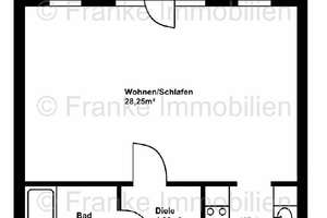 Laubegast - geräumige, ruhige 1 Zimmer-Wohnung mit Südbalkon und EBK – Villacher Straße 83, 1279 Laubegast, Dresden – Vorschaubild 2
