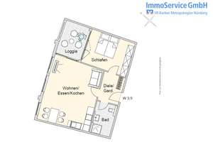 Ansprechende Wohnanlage im Nürnberg Nord: 60 stilvolle Neubau-ETW und 10 Büroeinheiten in Stadtlage! – Merianstr. 32 + 32a, 90409 Schleifweg, Nürnberg – Vorschaubild 1
