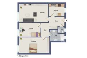 Modernisiert - Großzügig - Zentral!
Tolle 4-Zi-Wohnung – Die vollständige Adresse der Immobilie erhältst du vom Anbieter., 75175 Oststadt, Pforzheim – Vorschaubild 11