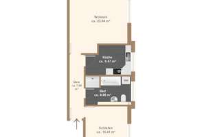 Neubau-Erstbezug mit Effizienzklasse A+ ! Flexibler Grundriss, 2 Zimmer, Balkon und Stellplatz – Die vollständige Adresse der Immobilie erhältst du vom Anbieter., 1169 Gorbitz-Süd, Dresden – Vorschaubild 9