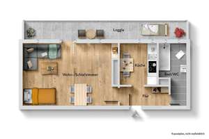 Top modernisierte Wohnung - perfekt für Singles oder Kapitalanleger – Die vollständige Adresse der Immobilie erhältst du vom Anbieter., 33605 Stieghorst, Bielefeld – Vorschaubild 12
