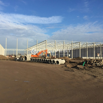 Projektierter Neubau einer Lager- und Logistikhalle