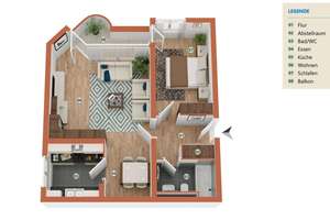 +++ moderne 3-Zi. Whg mit Küche, Keller und Balkon in Berlin Mitte zu verkaufen+++ +++ – 13357 Gesundbrunnen, Berlin – Vorschaubild 17