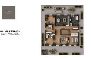 5-Zimmer-Eigentumswohnung mit außergewöhnlicher Dachterrasse und 3 Stellplätzen – 67063 Friesenheim, Ludwigshafen am Rhein – Vorschaubild 8