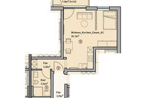 Wohnung 09 | 1 Zimmer | 44 m²