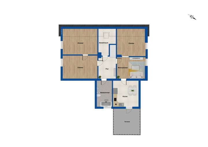 Grundriss Dachgeschoss