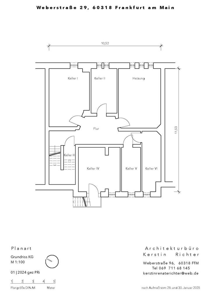 Grundriss Keller