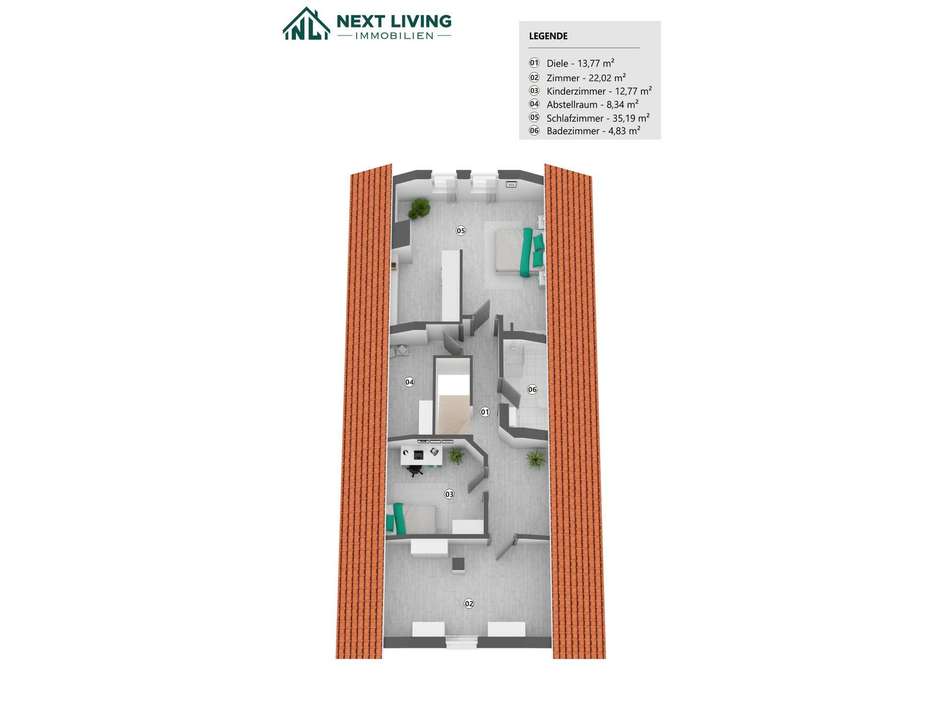 Grundriss Dachgeschoss