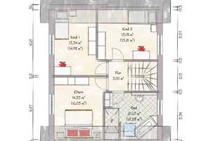 KfW 40 Neubau: Einfamilienhaus mit ca. 130 m² in moderner Bauweise – Lippe (Kreis) – Vorschaubild 11