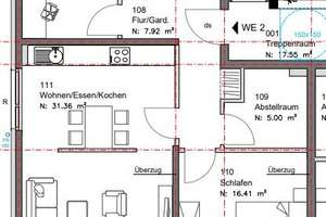 moderne 3-Raumwohnung - Tannenkrug – Begonienstraße 6, 17033 Lindenbergviertel, Neubrandenburg – Vorschaubild 2