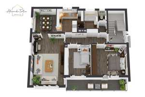 ** Haus + Bauplatz** Zweifamilienhaus + Einliegerwohnung und zusätzlichem Bauplatz in Feldrandlage – Enzkreis – Vorschaubild 41