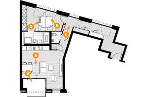Traumhafte 2,5 Zimmer Wohnung im Gründerzeitviertel mit Loggia – Ferdinandstraße 23, 41061 Gladbach, Mönchengladbach – Vorschaubild 6