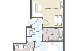 Freiwerdende 2-Zimmer-Wohnung in lebendiger Lage ! – Die vollständige Adresse der Immobilie erhältst du vom Anbieter., 4315 Neustadt-Neuschönefeld, Leipzig – Vorschaubild 8