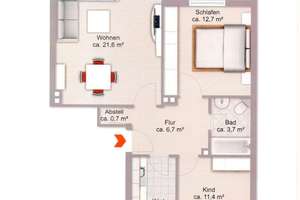 Sanierte 3-Zimmer Wohnung mit Garage und Keller! – Hahnenstraße  16, 28309 Hemelingen (Ortsteil), Bremen – Vorschaubild 9