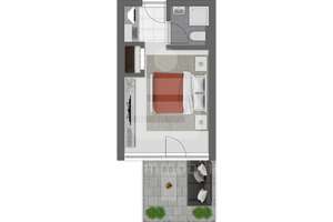 Köln-Südstadt, modernes Apartment mit Südbalkon und Tiefgaragenstellplatz. – Die vollständige Adresse der Immobilie erhältst du vom Anbieter., 50667 Altstadt/Nord, Köln – Vorschaubild 8