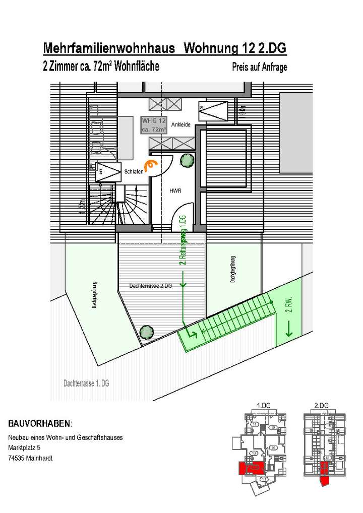 Wohnung Nr. 12 / 2. Dachgescho